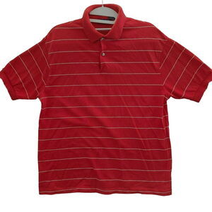 Traditionalist Mens Polo Multicolor Size XL Cotton Blend Short Sleeve Collar